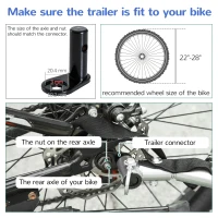 HOMCOM 2 Seat Bike Trailer Bicycle wagon for Kids Child Steel Frame Safety Harness Seat Carrier Hitch Coupler Blue White 130 x 76 x 88 cm(m-7)