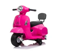 AIYAPLAY Elektrische kindermotor Mini Vespa GTS 6V met lithium-accu, ergonomische zitting en rugleuning, 1,5-3 jaar(m-15)