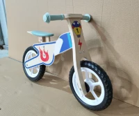 AIYAPLAY Kinder Laufrad 3-5 Jahre Baby bis 50 kg Holz Lauflernrad mit EVA-Rädern Höhenverstellbarer Sitz Naturholz(m-12)