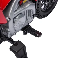 AIYAPLAY Moto Elétrica Infantil com Licença HONDA 12 V, Velocidade 3-6 km/h, Carro Elétrico Infantil 3+ anos, Vermelho e Azul(m-9)