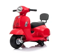AIYAPLAY Moto Elétrica para Crianças 1.5-3 Anos MINI VESPA GTS 6 V Vermelha(m-1)