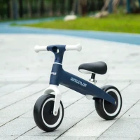 AIYAPLAY Draisienne vélo pour enfant draisienne bébé siège réglable 2 roues sans pédales pour bébé 18-36 mois jusqu'à 25 kg bleu(m-10)
