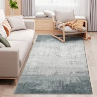 HOMCOM Grey Area Rugs, Large Carpet for Living Room, Bedroom, Dining Room, 150 x 80cm(m-11)