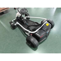 HOMCOM 24 V Elektro Go-Kart für Kinder Bis 13 Km/h Gokart mit Drift-Funktion, Drift-Kart mit 2 Motoren für 8–12 Jahre Weiß(m-3)