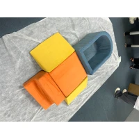 AIYAPLAY Circuito de motricidad bebé 5PCS, Módulo de motricidad infantil de espuma, Piscina de bolas, Funda de terciopelo lavable, Multicolor(m-3)