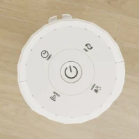HOMCOM Ventilateur tour avec télécommande minuterie 12 heures mode veille 3 vitesses 31,5 x 31,5 x 96 cm blanc(m-11)