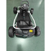 HOMCOM 24 V Elektro Go-Kart für Kinder Bis 13 Km/h Gokart mit Drift-Funktion, Drift-Kart mit 2 Motoren für 8–12 Jahre Weiß(m-1)