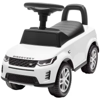 AIYAPLAY Carro Andador para Crianças  com Licença de Land Rover com Armazenamento Buzina Sons de Motor 65,5x28x42 cm Branco(m-11)