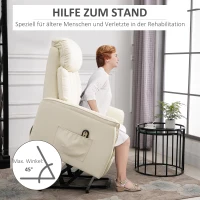HOMCOM opstastoel 80 cm x 94 cm x 104 cm(m-5)