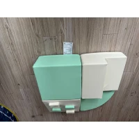 AIYAPLAY Set mit 4 weichen Bausteinen für Kinder 1-3 Jahre aus PU und EPE, Hellgrün und Beige(m-5)