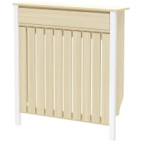 HOMCOM 93 x 88.5cm Rustic-Look Radiator Cover - Oak(m-11)