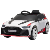 AIYAPLAY Carro Elétrico para Crianças Audi RS 6 Avant GT 12V com Comando à Distância 2,4 G, Motor Duplo, Arranque Suave e Suspensão(m-13)