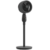 HOMCOM Pedestal Fan, Powerful Air Circulator, 36 Inch Floor Standing Fan with 3 Speed Settings, 70° Oscillating for Bedroom, Home and Office, Black(m-1)