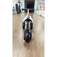 AIYAPLAY Balance Bike for Kids 1-2 Years, Toddler Bike with Adjustable Seat and Lighting Rear Wheels for Boys and Girls, Black(m-6)