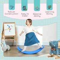 ZONEKIZ Balance Board, Kids Wobble board, for Ages 3-6 Years - Dark Blue(m-5)