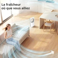HOMCOM Ventilateur colonne ultra-silencieux 36 dB, ventilateur tour, oscillant à 45°, 3 vitesses, 3 modes, télécommande, blanc(m-8)