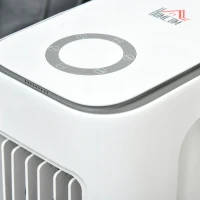 HOMCOM 2 in 1 Luftkühler mit Wasserkühlung 5L Wassertank, 12h Timer, für 20 ㎡(m-9)