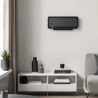 HOMCOM Încălzitor electric de perete cu 3 moduri, Negru(m-8)