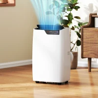 HOMCOM Portable Air Conditioner 12000 BTU, 4-in-1 AC Unit with Cool, Dehumidifier, Fan, Sleep Mode, WiFi Voice Remote Control(m-2)