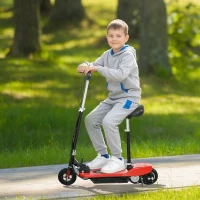 HOMCOM Trottinette électrique 120 W Pliable pour enfants 7-14 ans, 15 Km/h Max(m-12)
