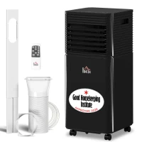 HOMCOM 5000 BTU 4-In-1 Portable Air Conditioner Unit for Room up to 18m², Good Housekeeping Institute Approved(m-10)