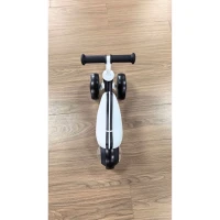 AIYAPLAY Balance Bike for Kids 1-2 Years, Toddler Bike with Adjustable Seat and Lighting Rear Wheels for Boys and Girls, Black(m-5)