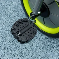 AIYAPLAY Triciclo per Bambini da 2-5 Anni con Seduta Regolabile e Campanello, 70.5x50x58cm, Nero(m-8)