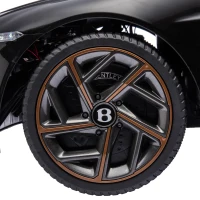 HOMCOM Voiture électrique pour enfant de 3 à 5 ans 2 moteurs 12V 25W 3-5 Km/h télécommande 2,4G Bentley Bacalar noir(m-9)