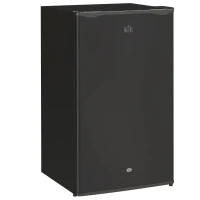 HOMCOM 91L Freestanding Under-Counter Fridge with Lock - Black(m-1)
