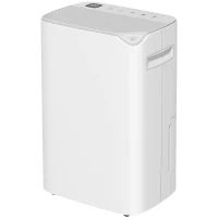 HOMCOM 20L/Day Dehumidifier, with Filter - White(m-1)