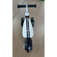 AIYAPLAY Balance Bike for Kids 1-2 Years, Toddler Bike with Adjustable Seat and Lighting Rear Wheels for Boys and Girls, Black(m-7)