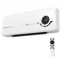 HOMCOM Aerotermă Ceramică 2000W de Perete cu 3 Moduri, Temperatură Reglabilă, Temporizator, Telecomandă, Blocare pentru Copii, Alb(m-1)