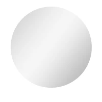kleankin Specchio Bagno con Luci LED Regolabili, Interruttori Touch e Design Antiappannamento, Ø60 cm(m-1)
