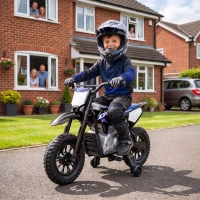 AIYAPLAY Motocicletă electrică pentru copii HONDA CRF 450R 12V Motocross pentru copii cu motor 35W baterie litiu-ion suspensie spate roți 30,5 cm(m-2)