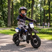 AIYAPLAY Motocicletă electrică pentru copii HONDA CRF 450R 12V Motocross pentru copii cu motor 35W baterie litiu-ion suspensie spate roți 30,5 cm(m-4)