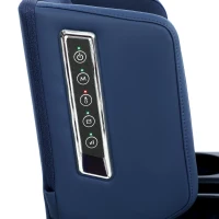 HOMCOM 2-in-1 beenmassageapparaat met warmte, luchtcompressie, timer, 3 modi & intensiteiten, blauw en zwart(m-10)