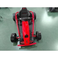 HOMCOM 24 V Elektro Go-Kart für Kinder Bis 13 Km/h Gokart mit Drift-Funktion, Drift-Kart mit 2 Motoren für 8–12 Jahre Rot(m-6)