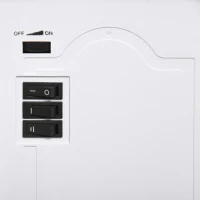HOMCOM Elektrokamin freistehend, Flammeneffekt, 2 Heizmodi 1000W/2000W, gehärtetes Glas, Weiß, 36,5x24x45,5 cm(m-8)
