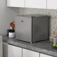 HOMCOM 35L Mini Freezer, -24℃ to -14℃ Temperature - Grey(m-9)
