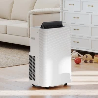 HOMCOM Climatiseur mobile 12000 BTU, climatiseur portable 4 en 1, refroidissement, déshumidificateur, ventilateur, mode nuit(m-10)