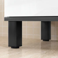 HOMCOM Modern Under-Sink Bathroom Cabinet - High Gloss White(m-14)