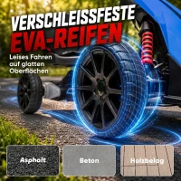 HOMCOM Elektro Go-Kart für Kinder 3-5km/h Gokart mit 2-Fach verstellbarem Geschwindigkeit, Sicherheitsgurt, EVA-Räder für 3-8(m-5)