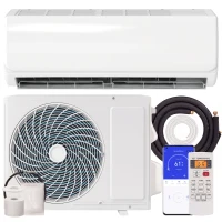 HOMCOM 9000 BTU Mini-Split-Klimaanlage & Wärmepumpe, WLAN-fähige Inverter-Klimaanlage mit Installationskit(m-11)