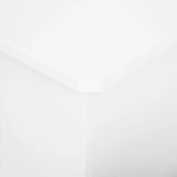 HOMCOM Radiator Cover, Modern MDF White Painted Cabinet with Horizontal Slats for Living Room, Bedroom, 172L x 19W x 81H cm(m-8)