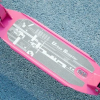 AIYAPLAY Roller Kinder Scooter mit verstellbaren Griffen klappbarer Kinderroller für Kinder 6-12 Jahre 94 x 36 x 88-103 cm Rosa(m-8)