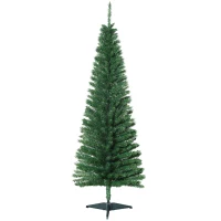 kunstkerstboom 1,5 m kerstboom dennenboom 294 takken PVC groen(m-1)