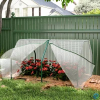 Outsunny Seră Mini pentru Grădină și Balcon din Plastic PE și Oțel, cu Închidere cu Fermoar, 99x71x60 cm(m-8)