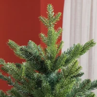 HOMCOM Brad de Crăciun Artificial de 180 cm cu 1821 de Crengi și Bază Metalică, Verde(m-8)