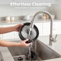 HOMCOM 20 dB Silent Standing Fan for Bedroom, 39in Pedestal Fan with Remote, Oscillating, 8 Speeds, Adjustable Height, Black(m-8)