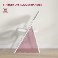HOMCOM Set van 4 vouwstoelen, Draagbare kantoorstoelen, Metalen poten, Vouwstoel voor kantoor,ontvangst, wachtkamer, Kunstleer, Wit(m-5)